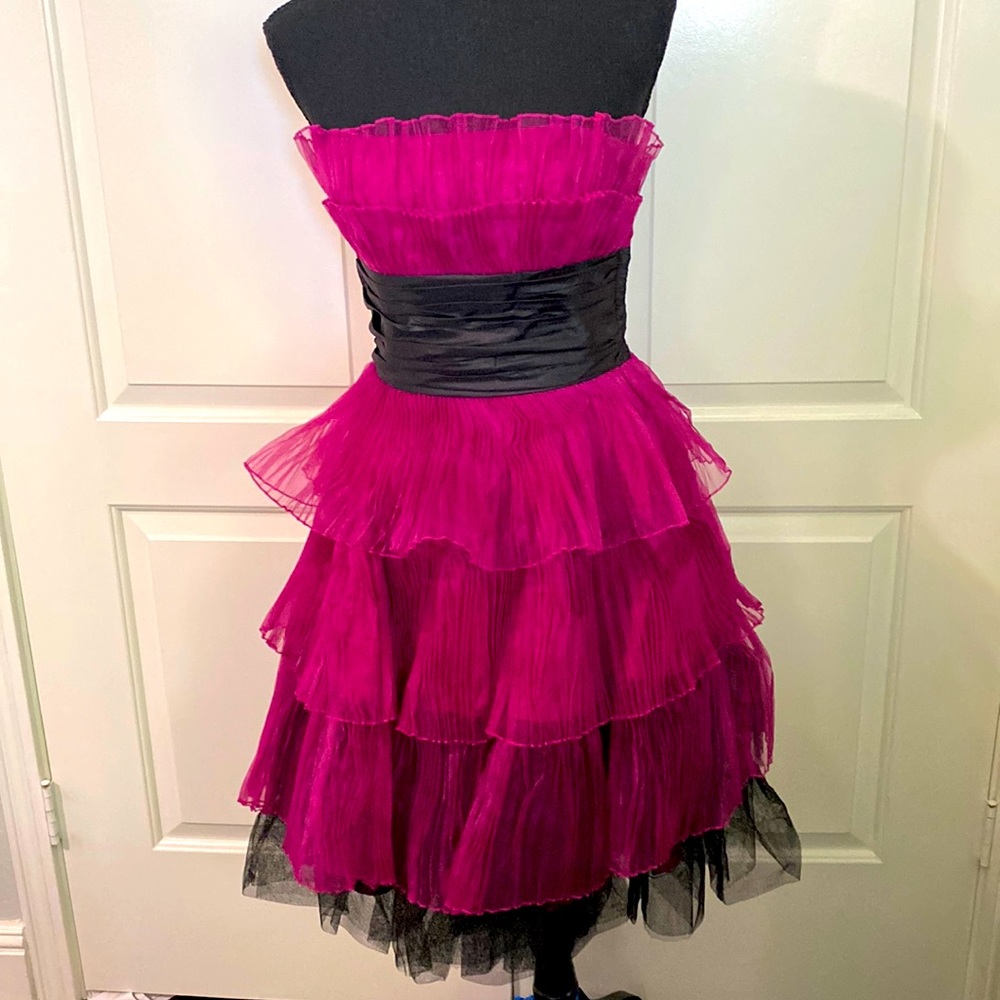Betsey Johnson Ruffled Party Dress